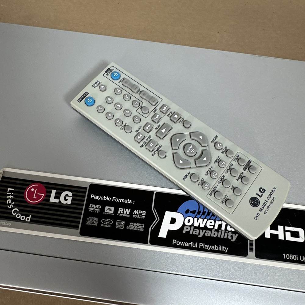 LG DN788 DVD/CD Player With Remote Tested Working!