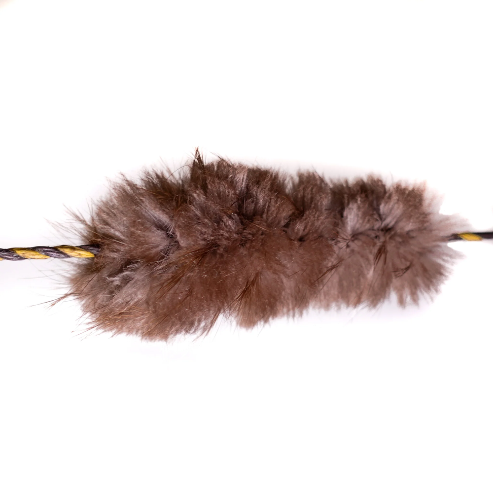 Beaver Fur Bow String Silencers - Beaver Ball - String Dampener
