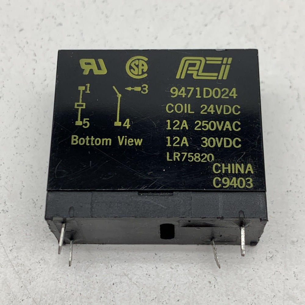 ACI 9471D024 Solid State Relay 12A 4-Pin, 24VDC Coil