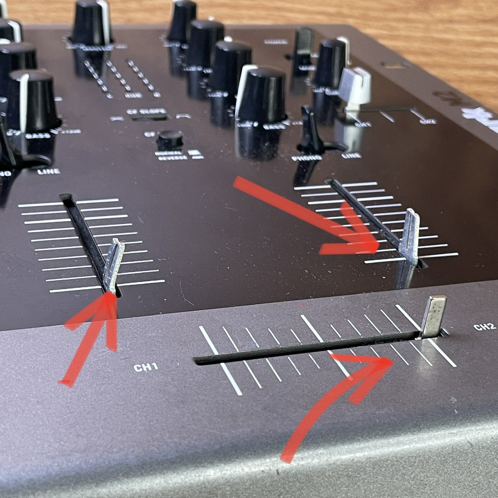 Numark M2 2-Channel Scratch Mixer - PARTS ONLY