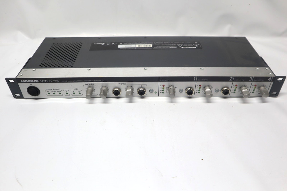 Mackie Onyx 400F Firewire Audio Computer Recording Mic Preamp Interface