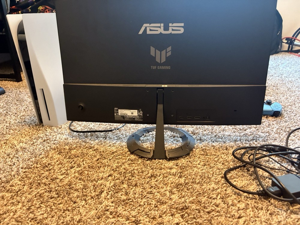 Sony PlayStation 5 Console with 3 Controllers (Black, White, Blue) & Cables