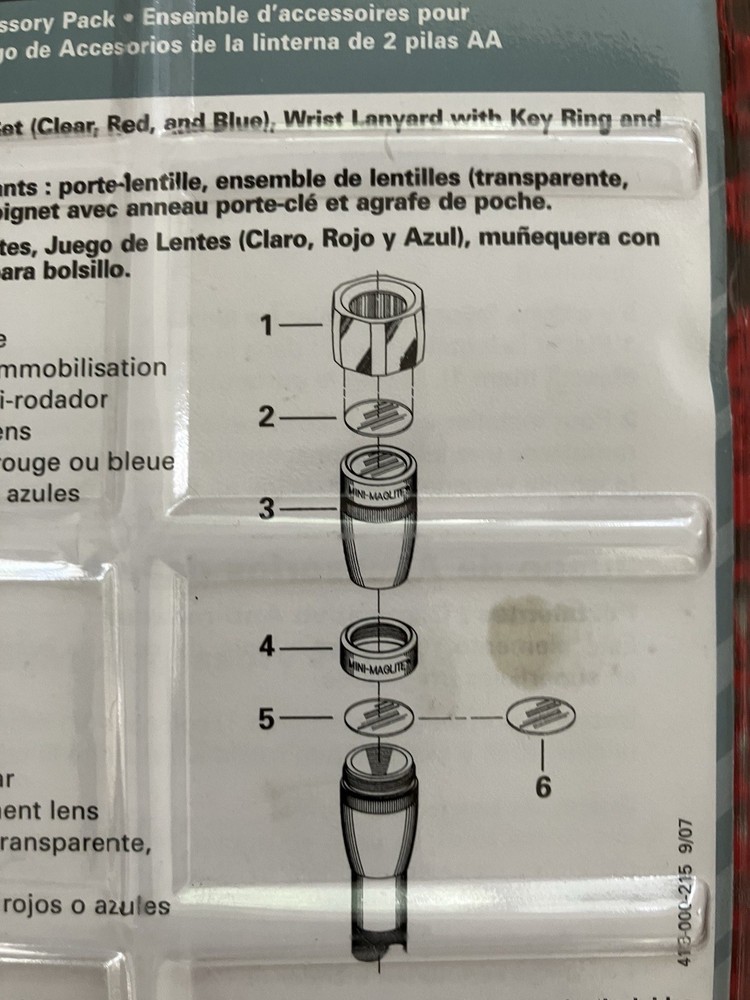 Maglite Mini 2 Cell AA Flashlight Accessory Pack AM2A016