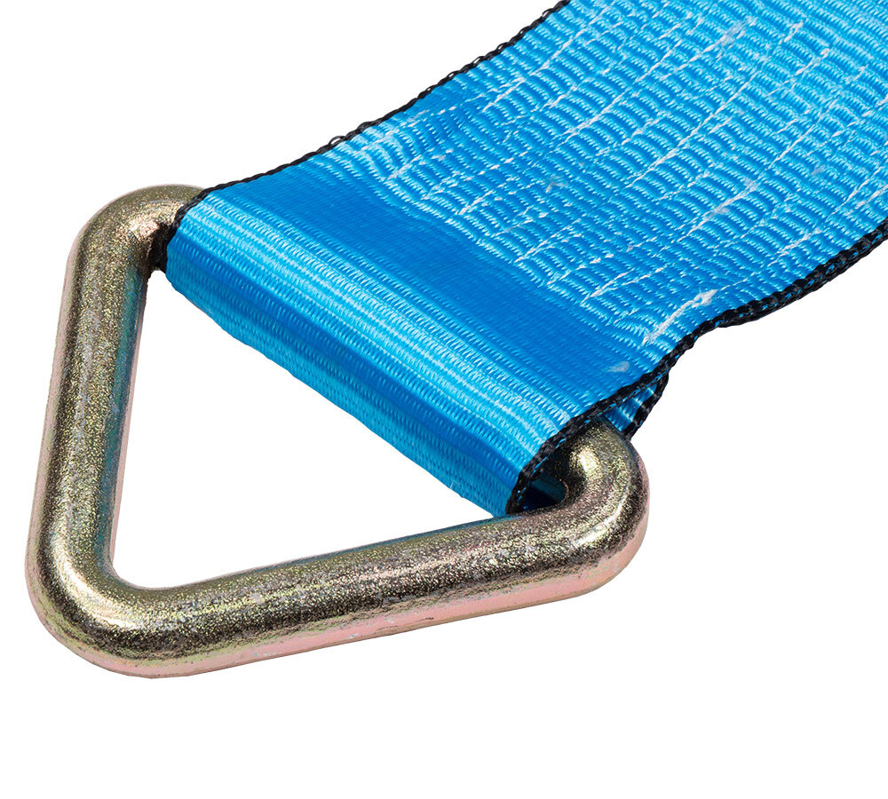 10PK Winch Straps 4"x30' Blue Tie Down w/Delta Ring WLL# 5400 lbs