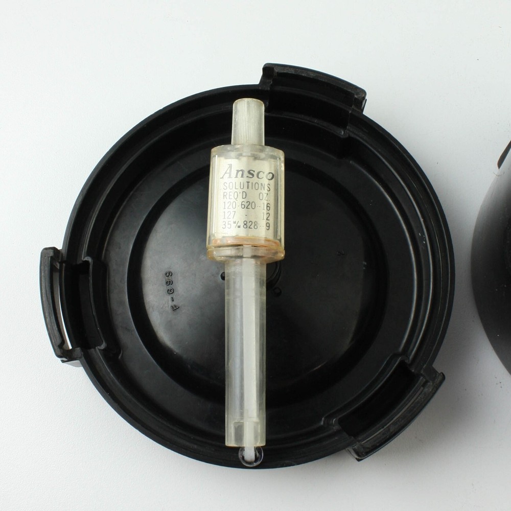 Anscomatic - Adjustable Roll Film Developing Tank w/ Agitator/Thermometer