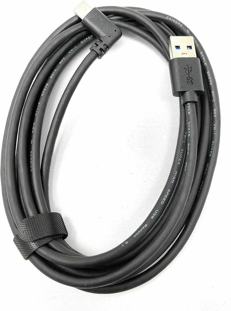 10ft Link Cable for Oculus Quest 2 Type-C Right Angle to USB A 3.2 Charging Cord