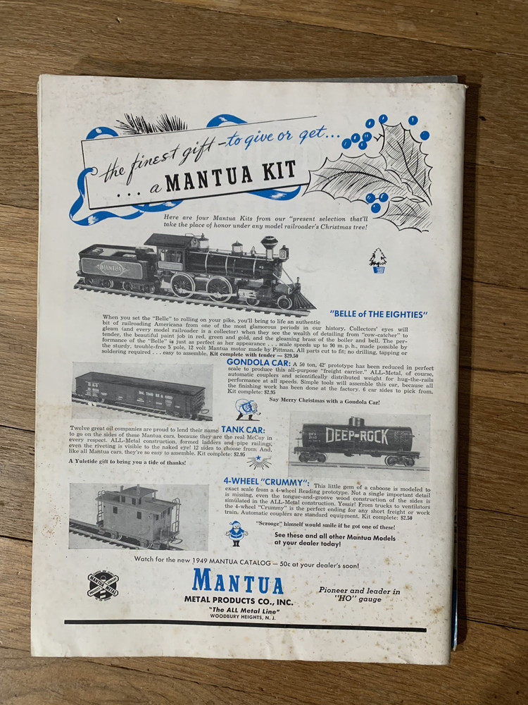 Model Railroader Magazine November 1948