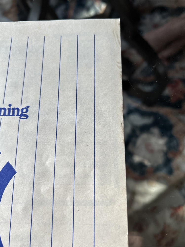 1990 YANKEES vs METS Spring Training SCORECARD PROGRAM