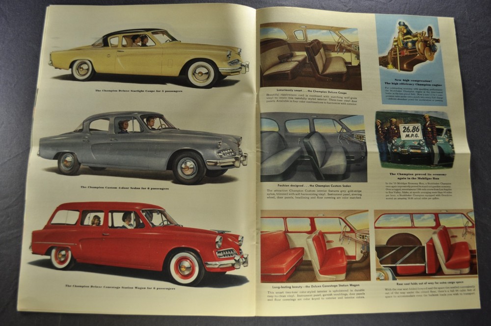 1954 Studebaker Brochure Commander Champion Starliner Wagon Excellent Original