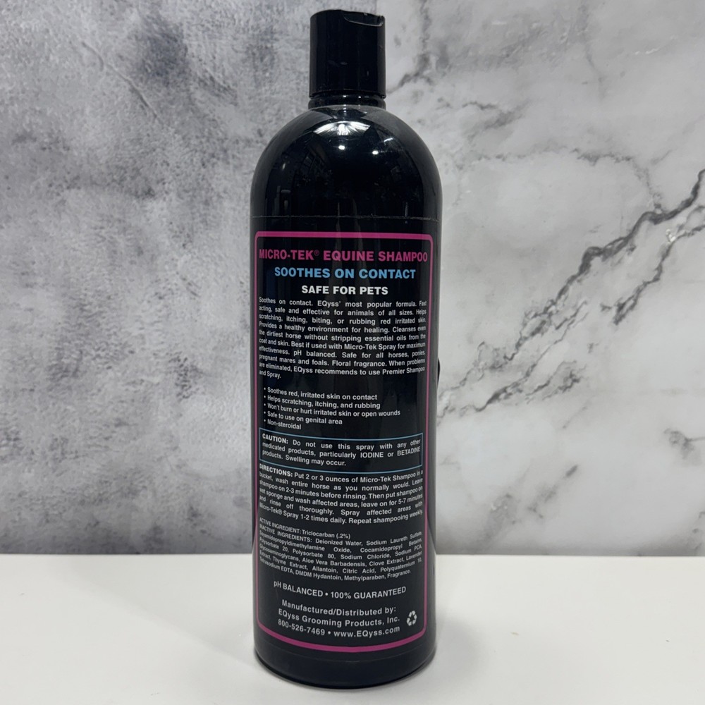 EQyss Micro-Tek Equine Shampoo 32 oz. - Maximum Strength