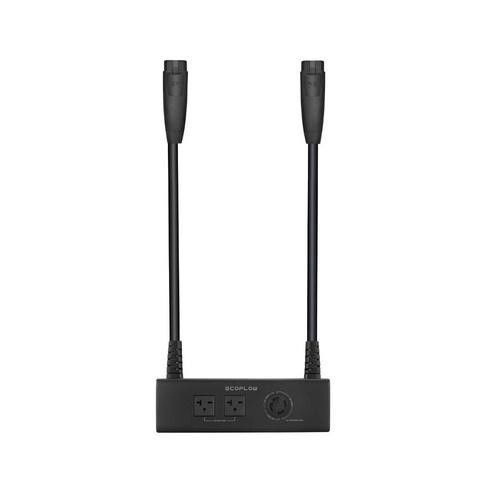 EcoFlow Double Voltage Hub New For EcoFlow DELTA Pro Black