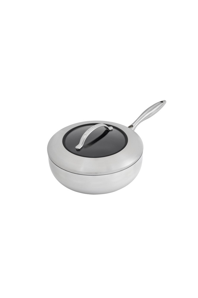 Scanpan - 65082600 Scanpan CTX Covered Deep Sautè Pan, 4 Quart, Silver