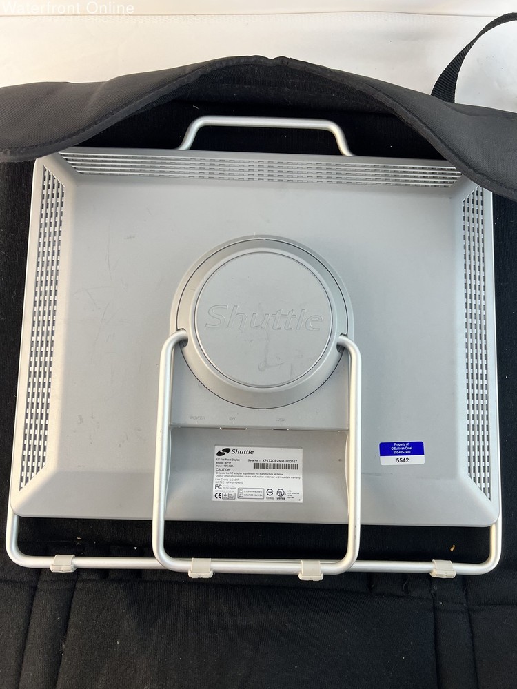 Shuttle XP-17 Front Panel Display With Stand, Carry Case, and Cables