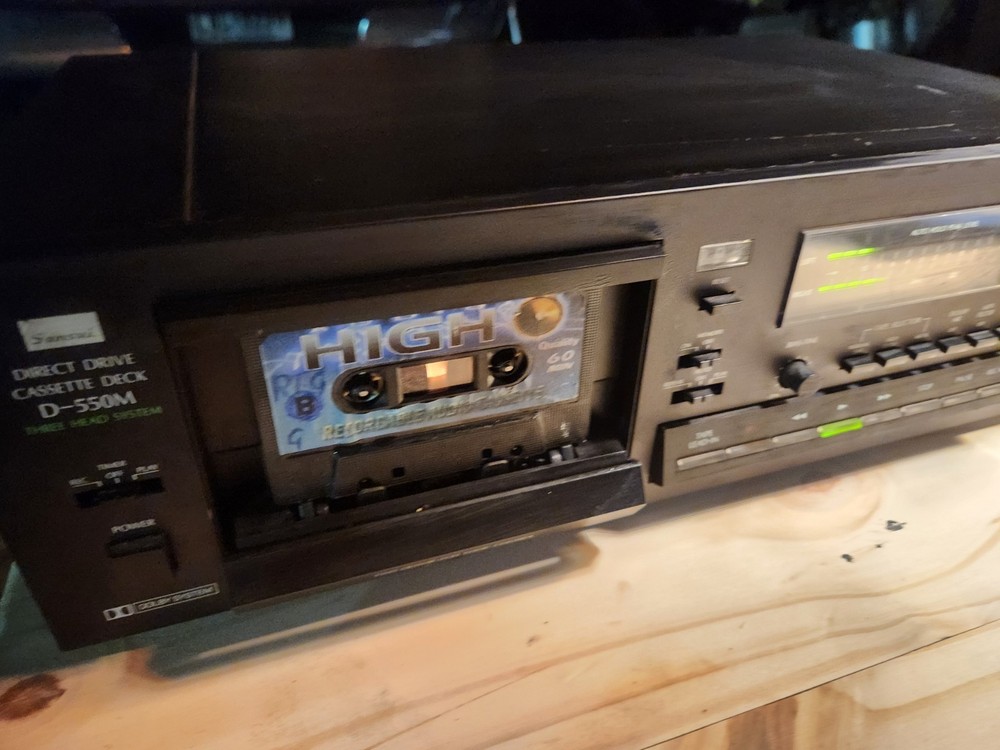 🔥 Rare Sansui D-550M Cassette Deck. Tested Working 💪 🔥