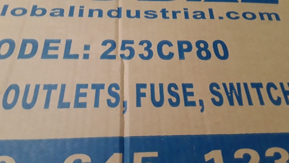 Globe Industrial 253CP80 Workbench power riser