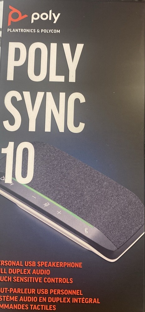 Poly Sync 10 USB-A USB-C Speakerphone 772C3AA