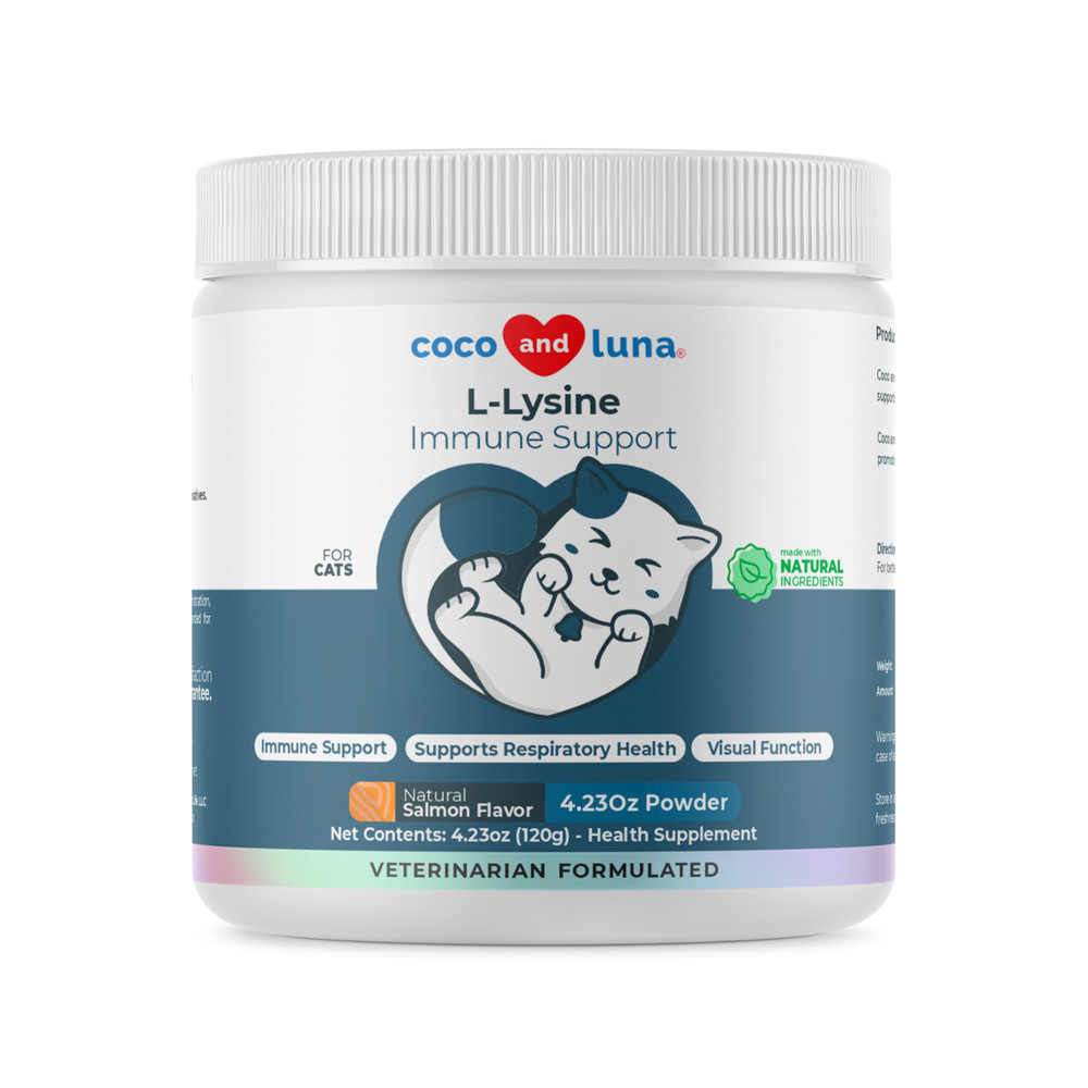 L-Lysine Supplement for Cats Immune Support