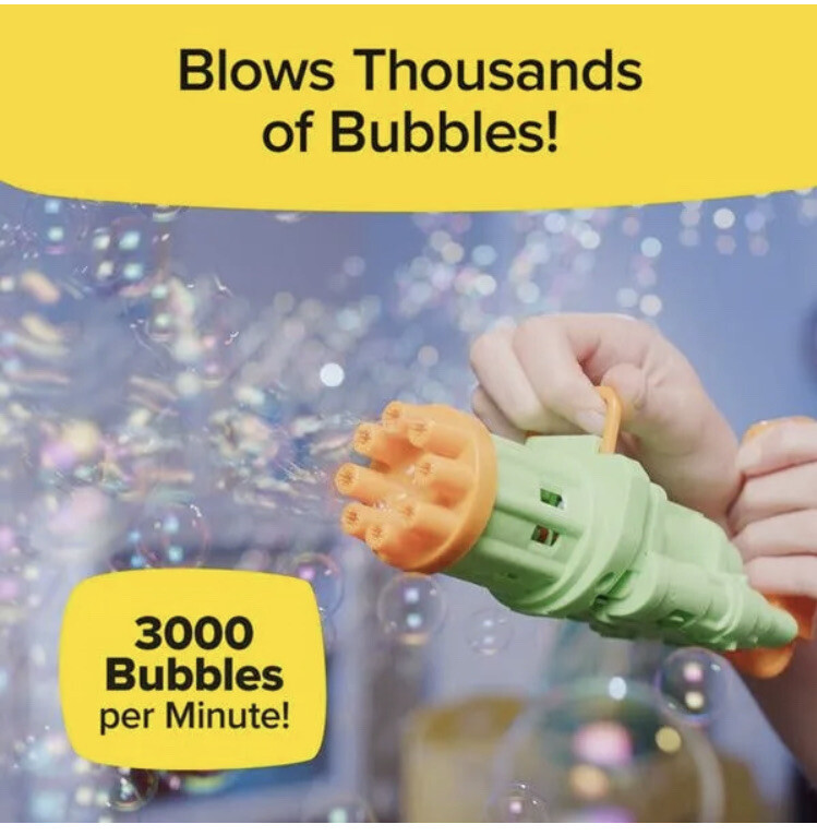 As Seen On TV Battle Bubbles Automatic Bubble Machine 3+~New