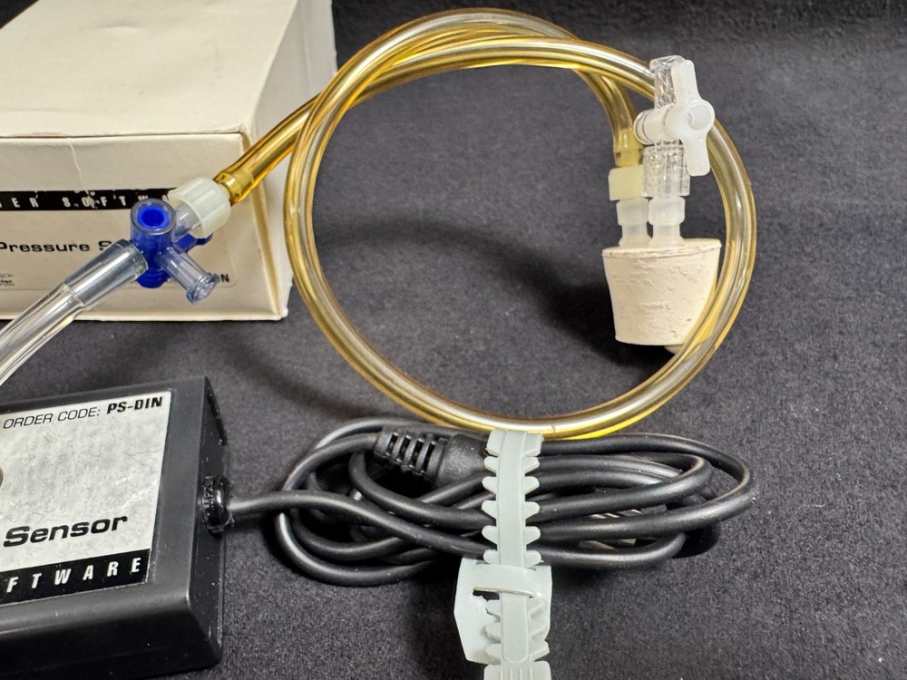 Vernier Software Preowned Pressure Sensor PS-DIN With DIN to BTA Adapter
