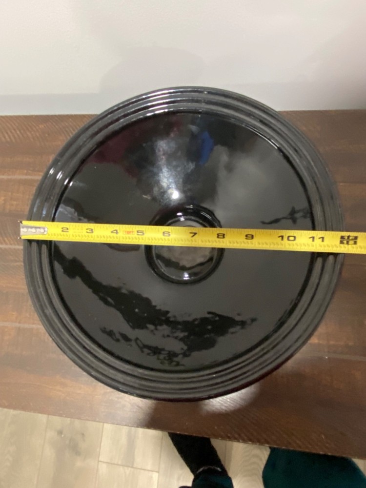 Vintage Haeger Black Console Bowl Planter 954 EUC!!