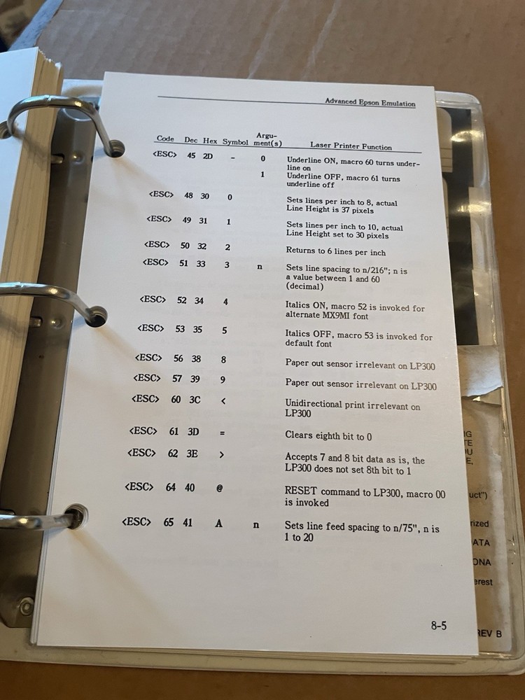 1985 Corona Data Systems Laser Printer Training Session Users Manual W/Software