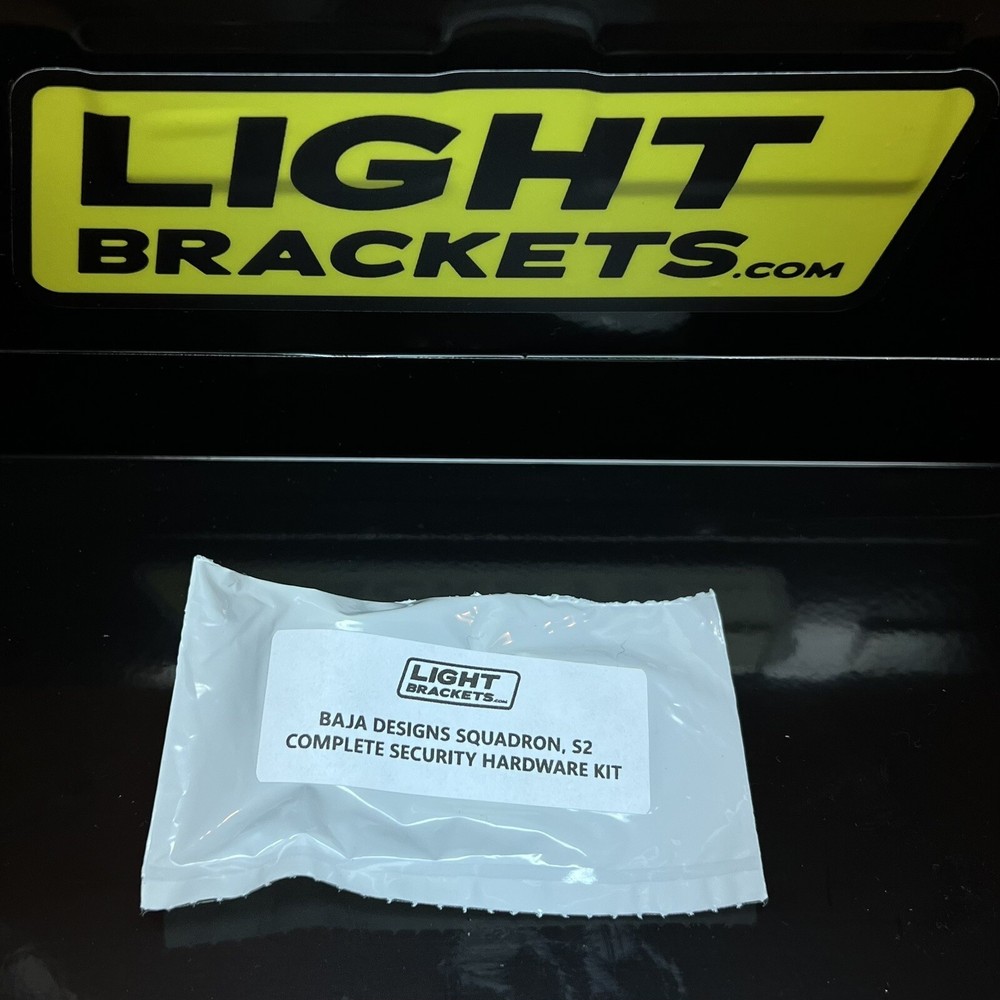 COMPLETE Security Hardware Kit For Baja Designs Fits Squadron, S2