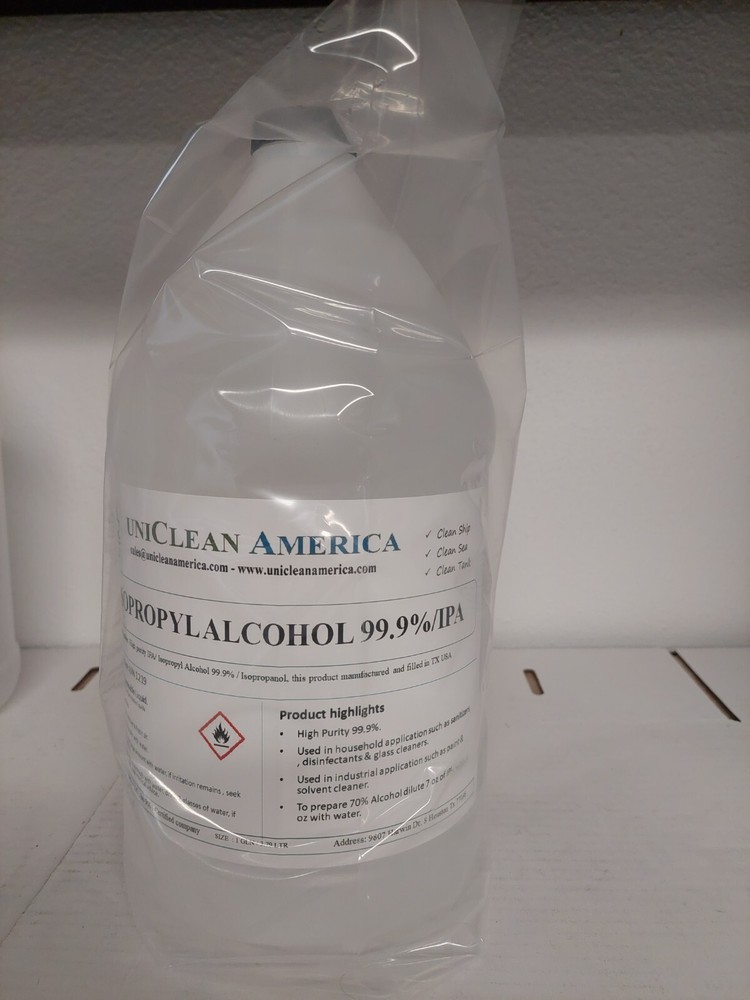 Isopropyl Alcohol 99.9% - Isopropanol - IPA