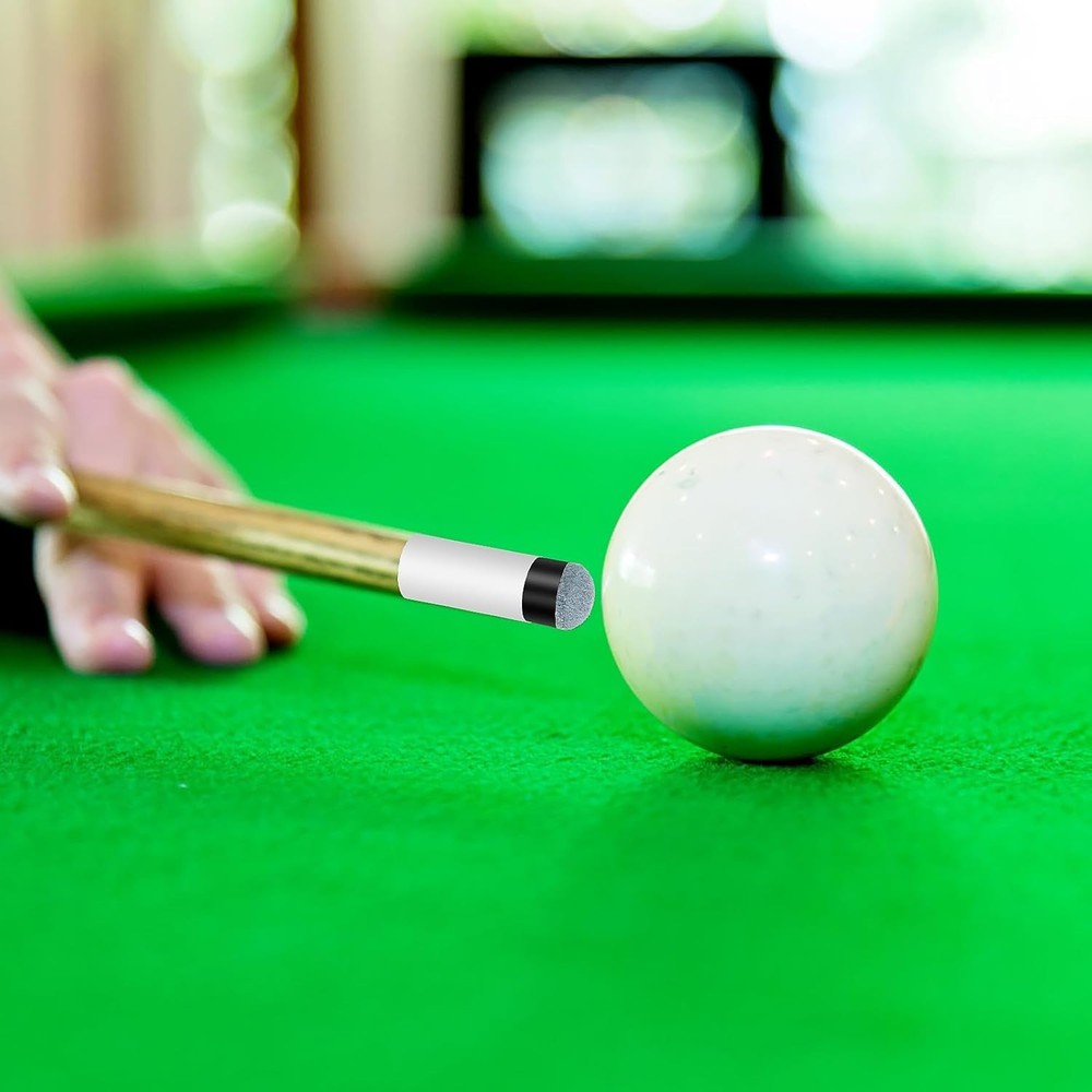 Durable 10-Pack Pool Cue Tips with Plastic Ferrules - Essential Billiard Upgrade