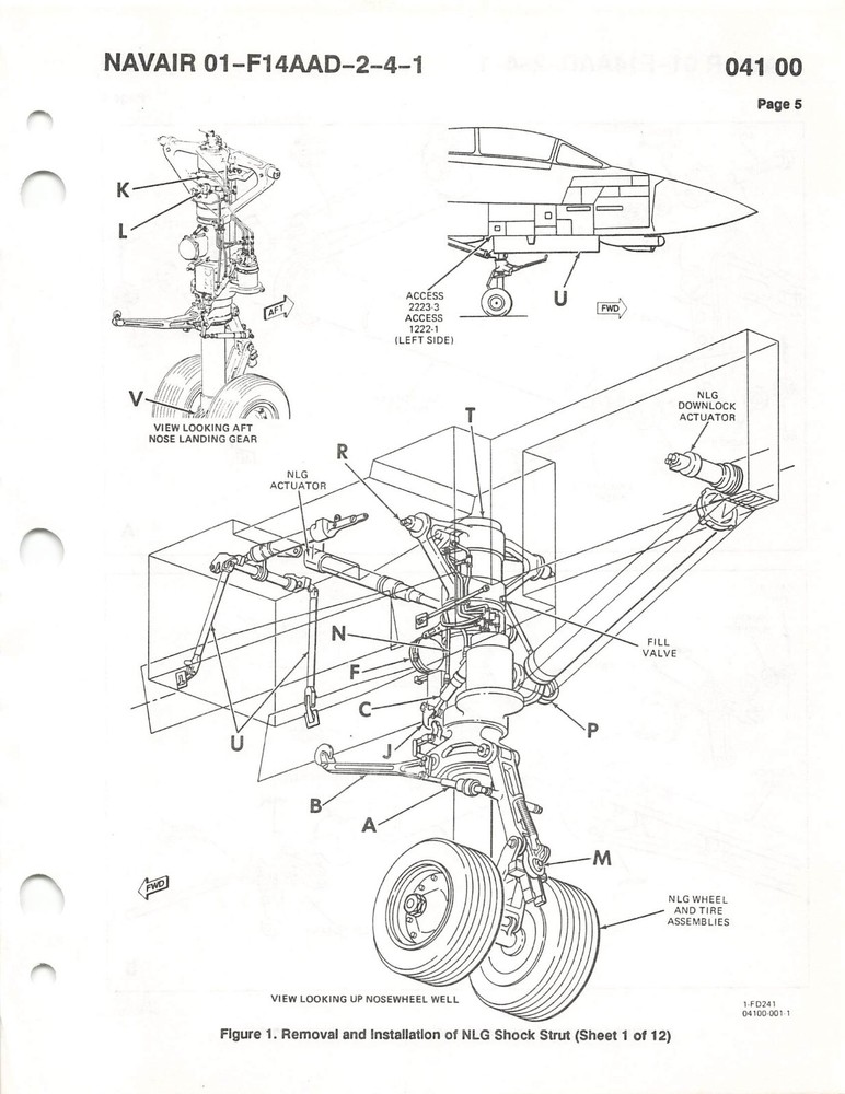 F-14D Super Tomcat 1995 Landing Systems Maint Flight Manual - CD