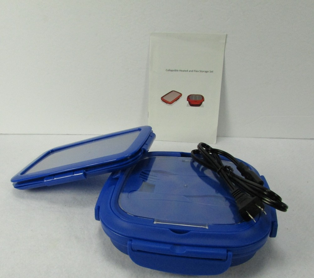 Storable Solutions Blue Square Collapsible Food Warmer and Flex Box Set