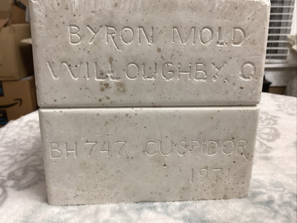 Byron BH747 Small Cuspidor Vintage 1971 Ceramic Slip Casting Mold