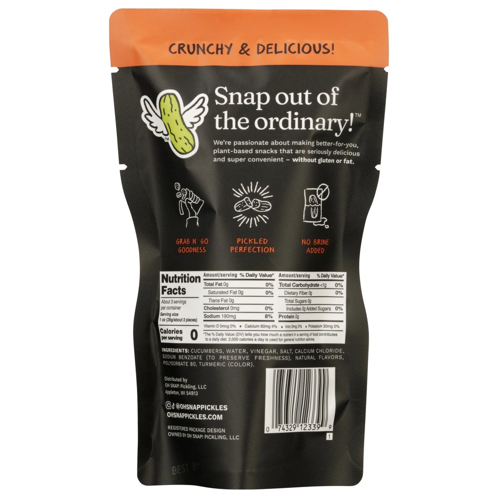 Spicy Pickle Chips Snack Slices