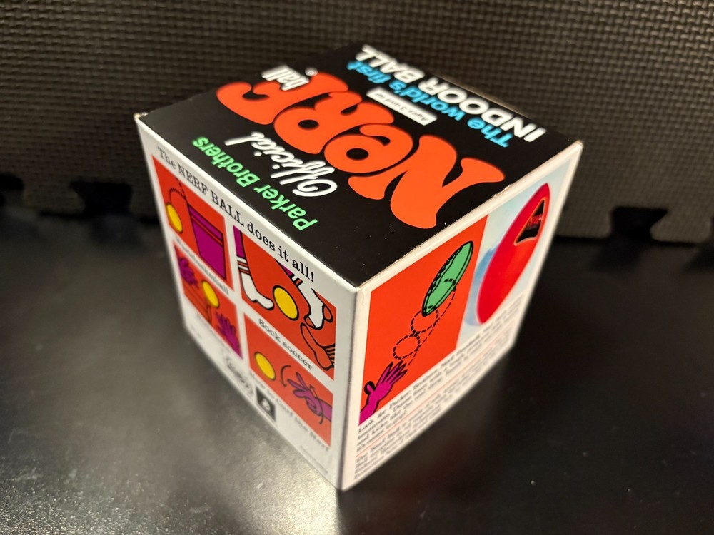 Parker Brothers Nerf Ball - Empty custom design display box
