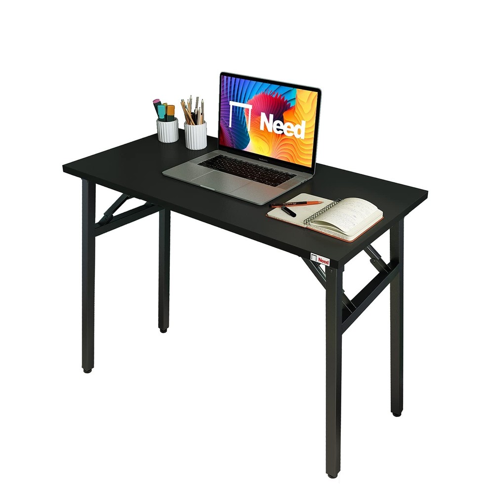 Need Folding Desk - 31 1/2" No Assembly Foldable Small Computer Table,Sturdy ...