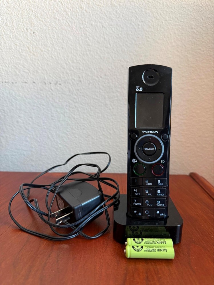 THOMSON DECT 6.0 CORDLESS PHONE BLACK