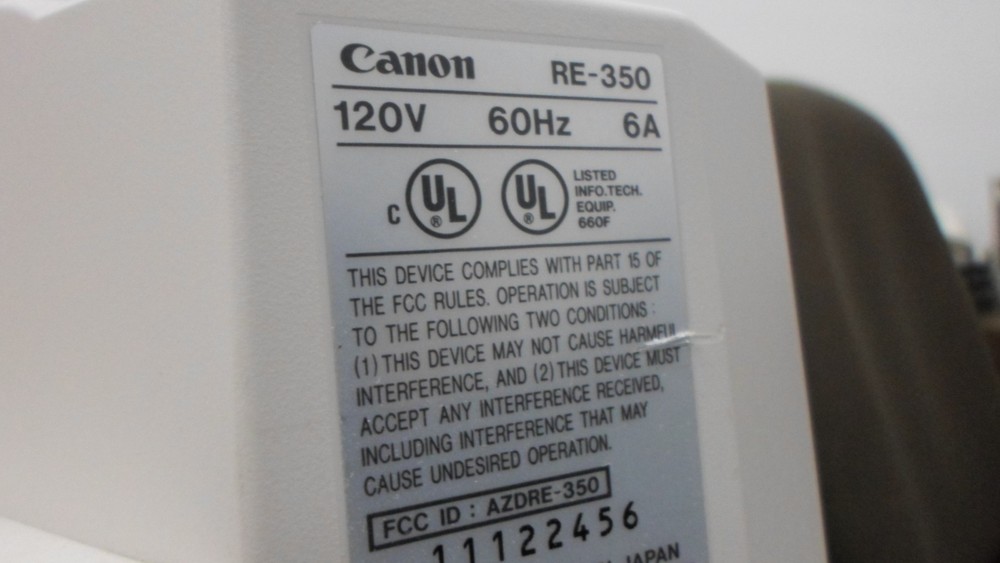 Canon RE-350 Video Visualizer TESTED