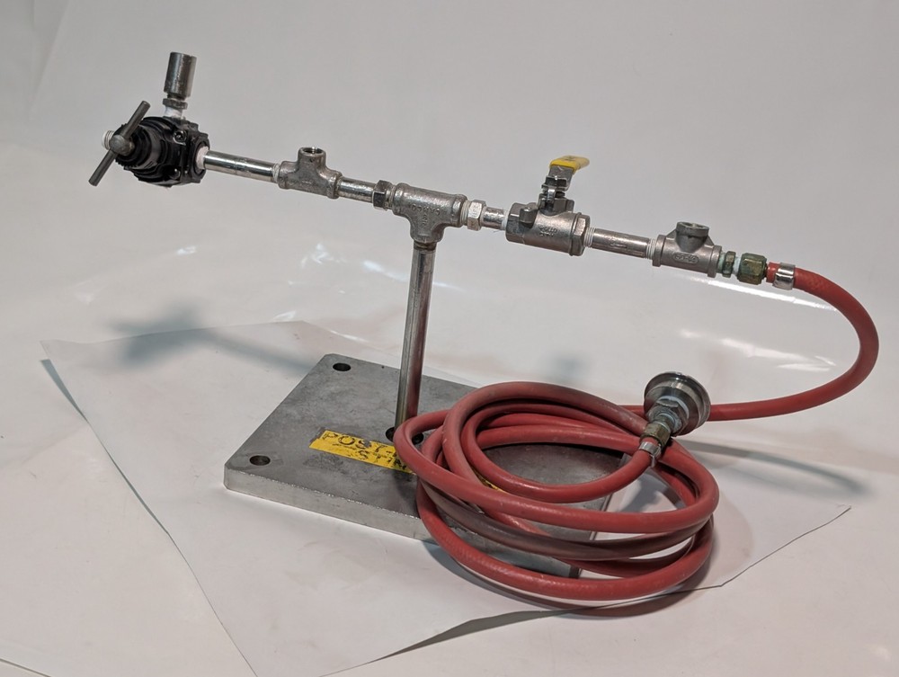 Integrity Testing Assembly: Base, Apollo Conbraco Ball Valve, Hose, Flow Control