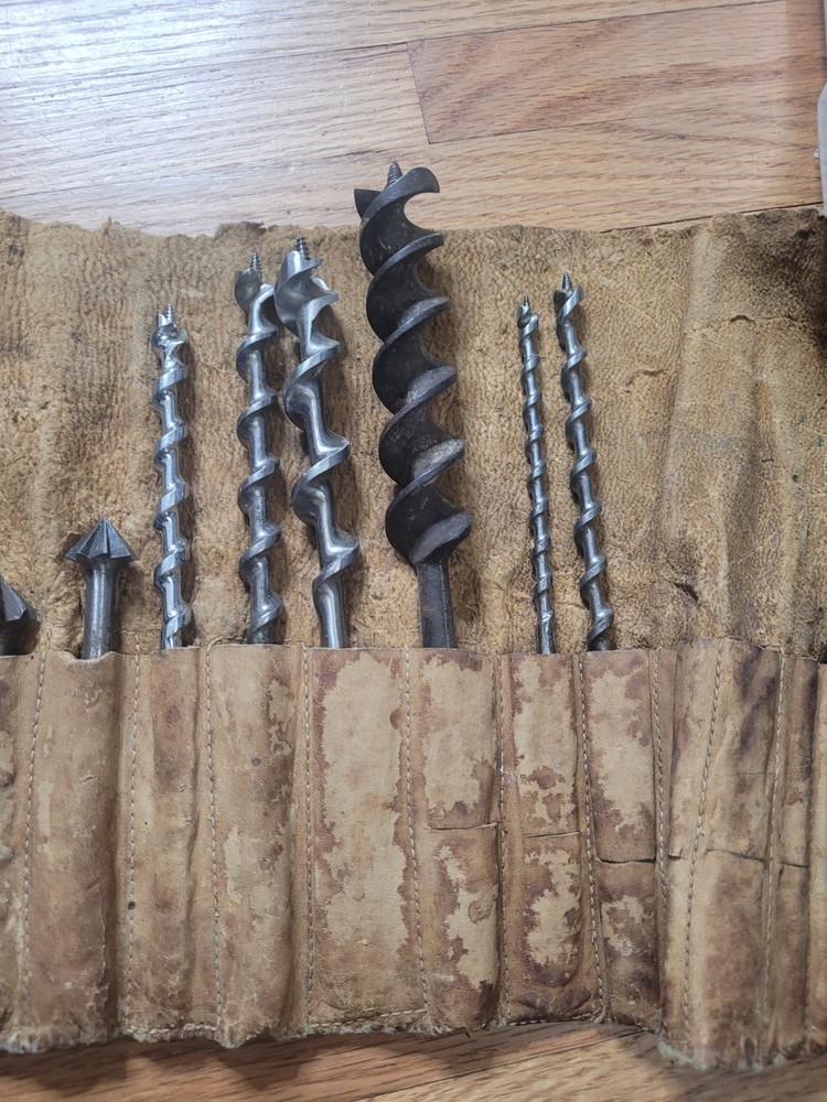 Vintage wood Bits set