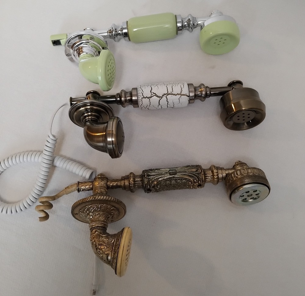 Antique telephone  Princess handsets  High cradle handsets set 3