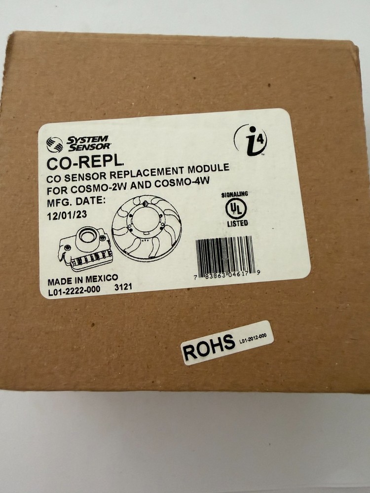 System Sensor CO-REPL Replacement CO Cell for COSMO-2W and COSMO-4W Detectors