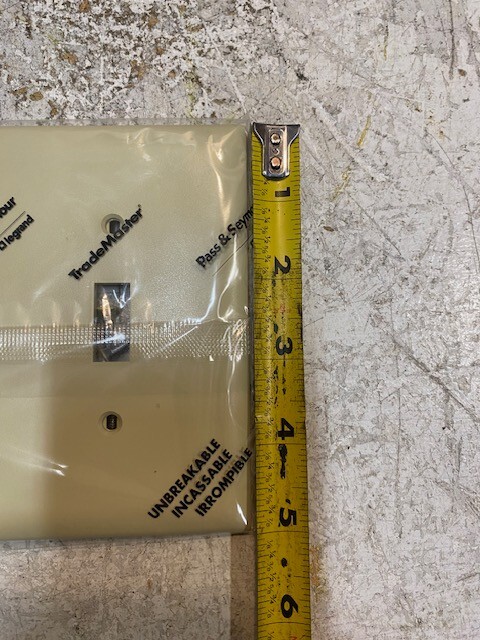 20 Quantity of Trademaster TPJ2-I Wall Plates (20 Quantity)