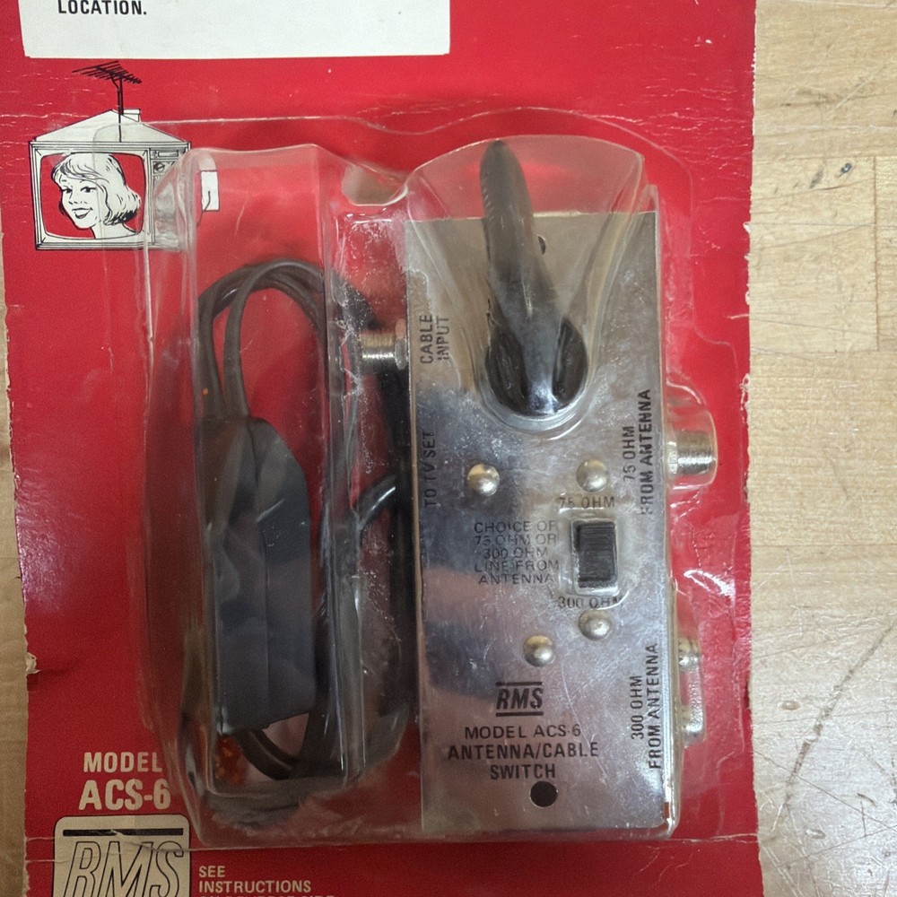 VINTAGE RMS Model ACS-6 Antenna Cable Switch