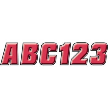 Sticker Kit - 2" - Red/Black