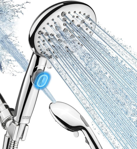 Cobbe Shower Head, 9 Functions High Standard model, ‎‎1. Premium Chrome