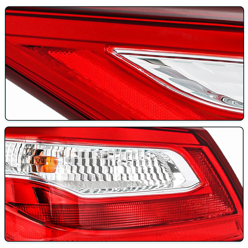 Altima Tail Light Assembly 2016-2018 Brake Light Bulbs Included Driver Left Side