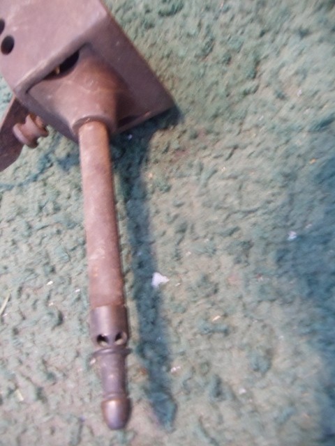 vintage Iron with Wood Handle