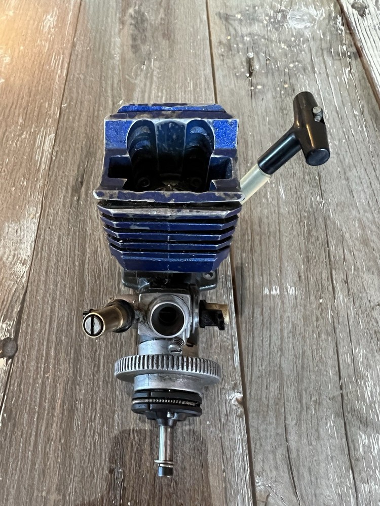 O.S. Max 15 CV Nitro R/C Motor Original, Pull-start, Carb, Shockwave Good Comp