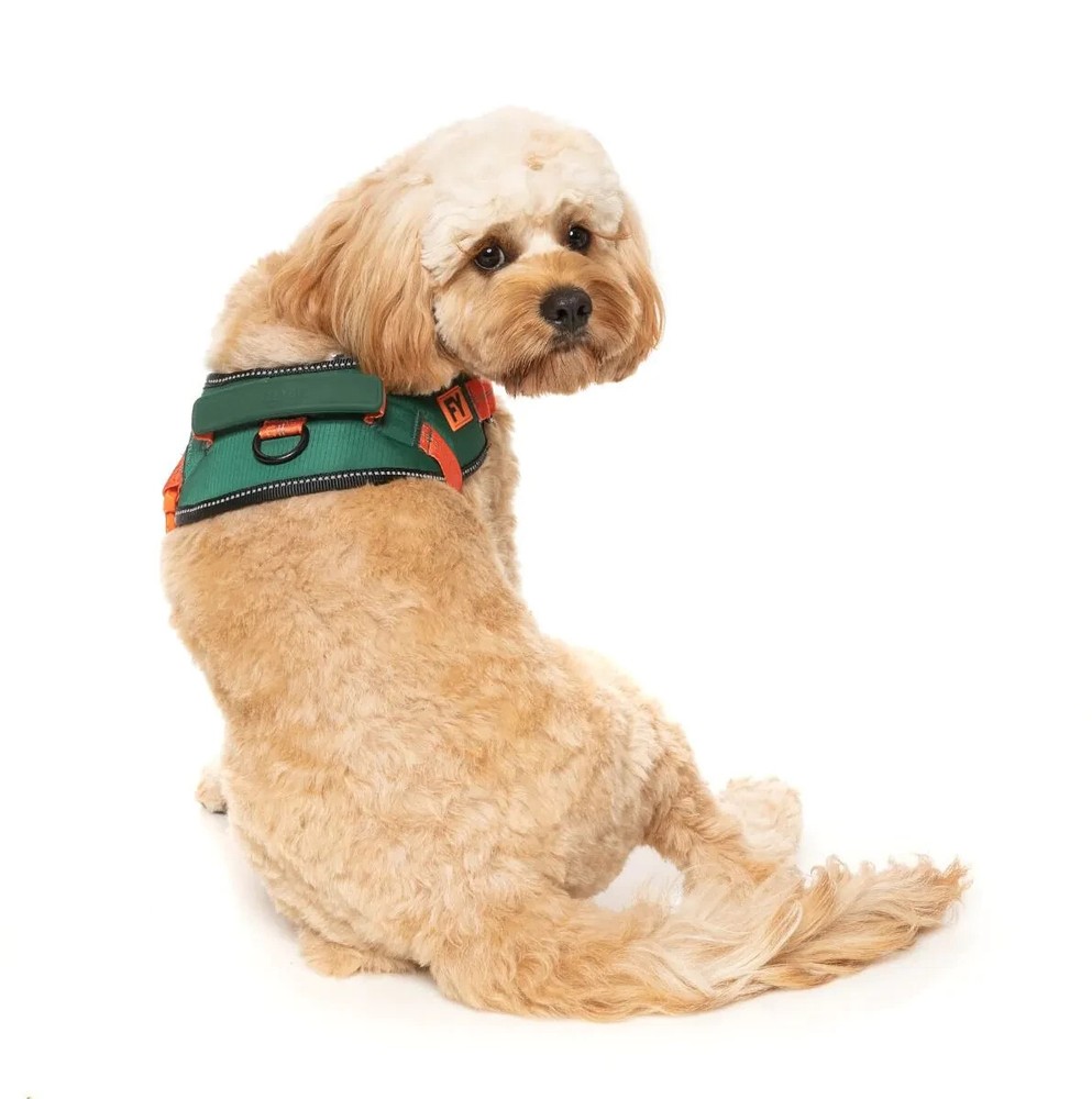 FuzzYard Flash Harness Commando Adjustable Dog Vest w/ Handle Reflective Size M