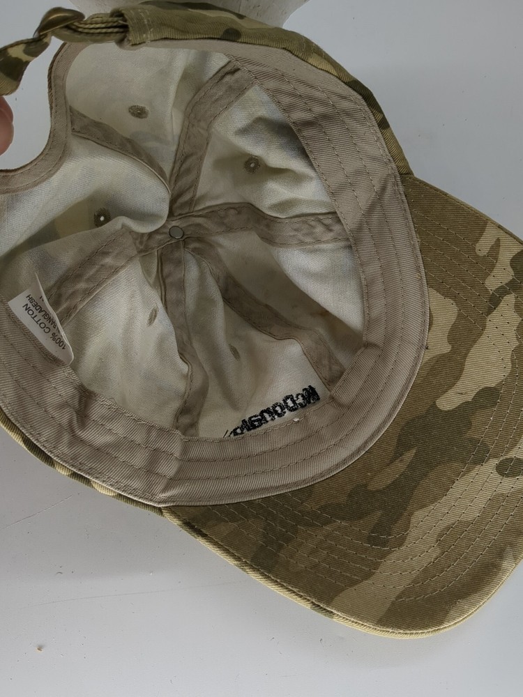 Adustable McDonalds Camo Hat employee strap back #2