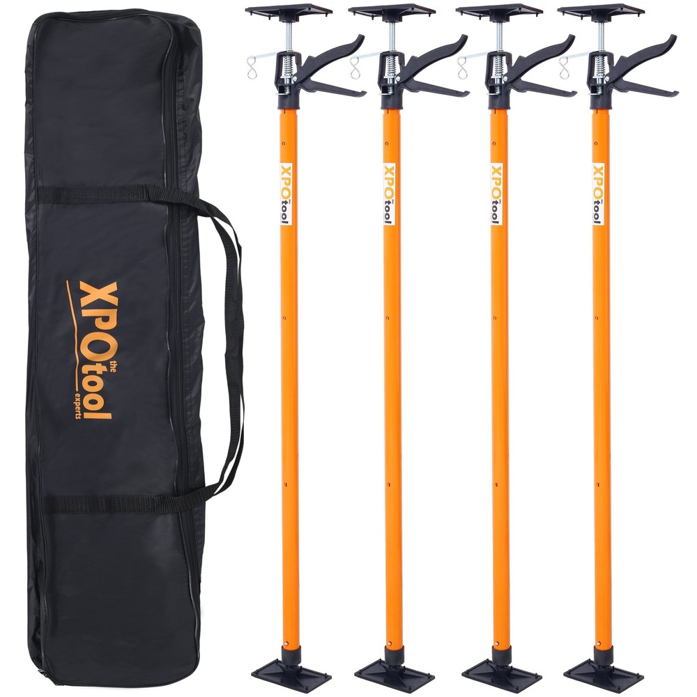 Steel Support Pole 4-Pack – Adjustable Cargo Bar for Cabinets, Drywall